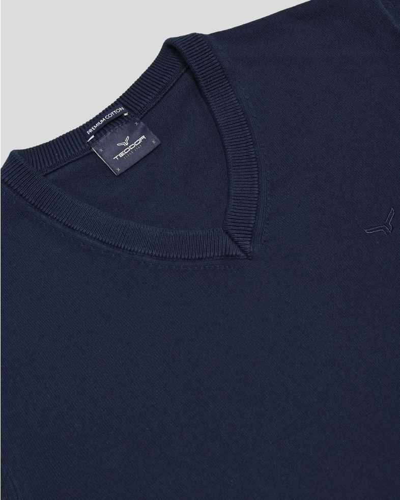 PULOVER BLEUMARIN GULER IN V 250108055391-2 08