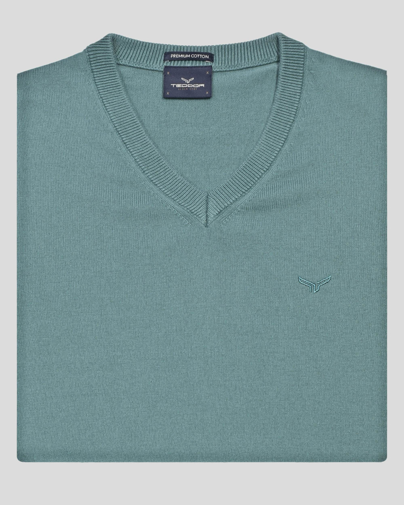 PULOVER VERDE GULER IN V 250108055391-4 07