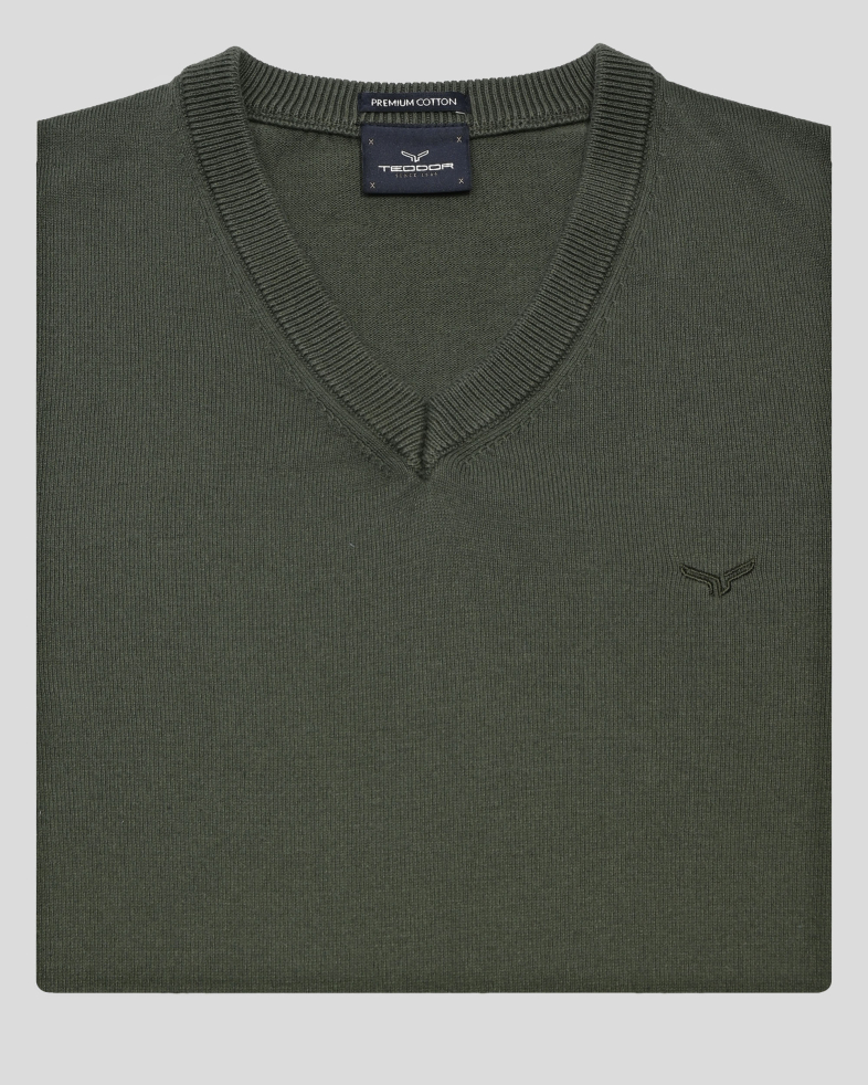 PULOVER VERDE GULER IN V 250108055391-7 06