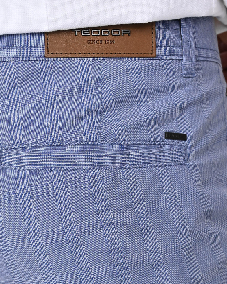 PANTALONI SLIM ALBASTRI 240113088537-2 04