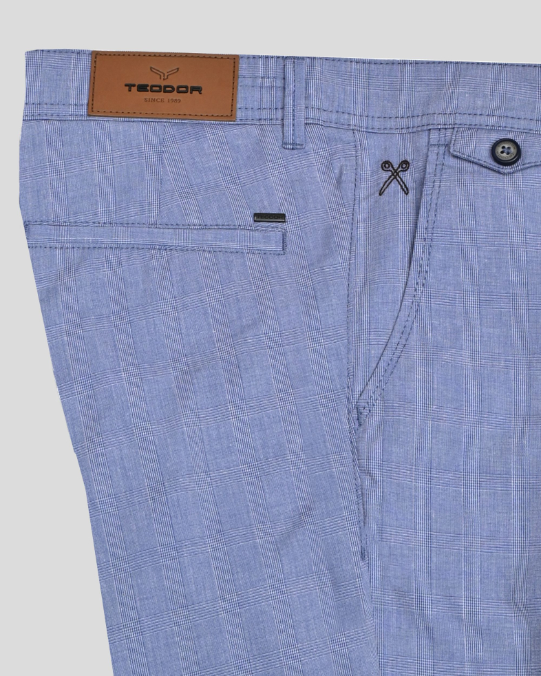 PANTALONI SLIM ALBASTRI 240113088537-2 07