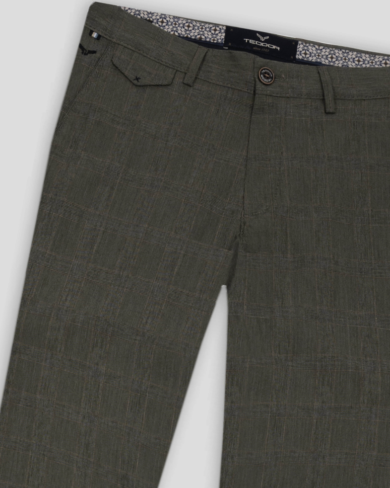 PANTALONI SLIM VERDE 240134088542-3 04