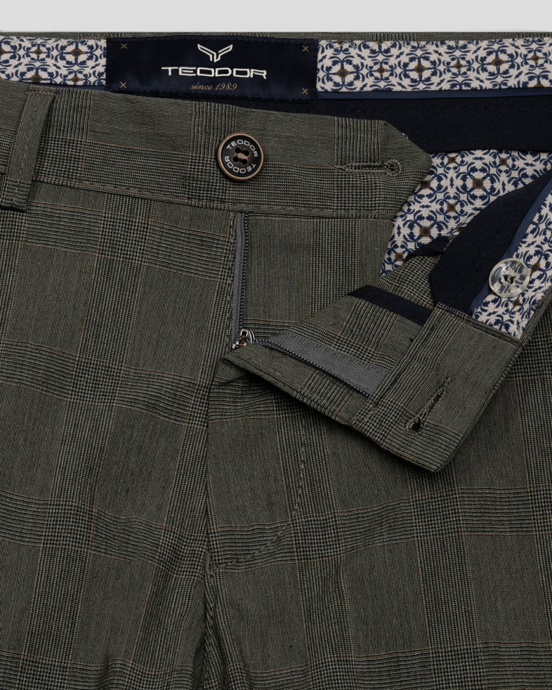 PANTALONI SLIM VERDE 240134088542-3 05
