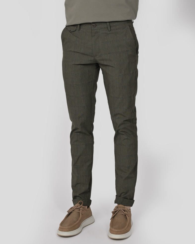 PANTALONI SLIM VERDE 240134088542-3 03