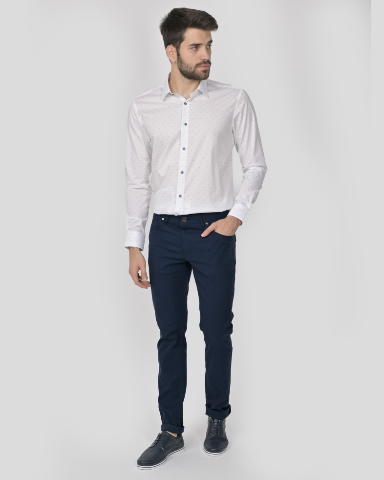 PANTALONI SLIM ALBASTRI 240134088553-3 02