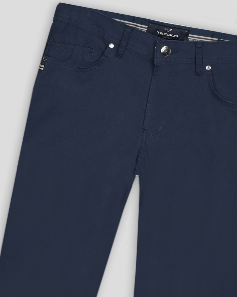 PANTALONI SLIM ALBASTRI 240134088553-3 04