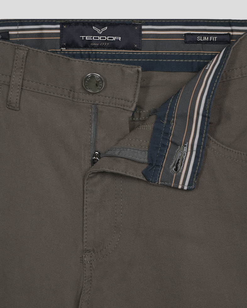 PANTALONI SLIM VERDE 240134088553-4 05