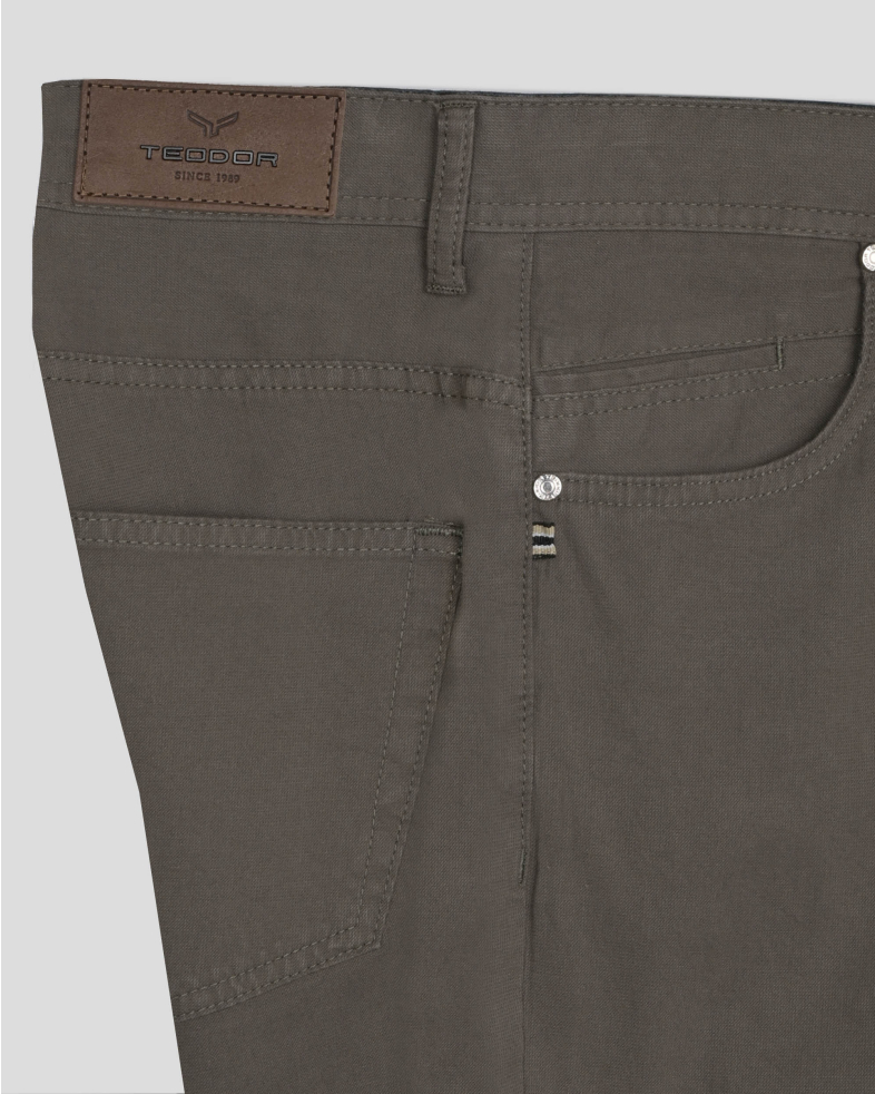 PANTALONI SLIM VERDE 240134088553-4 06