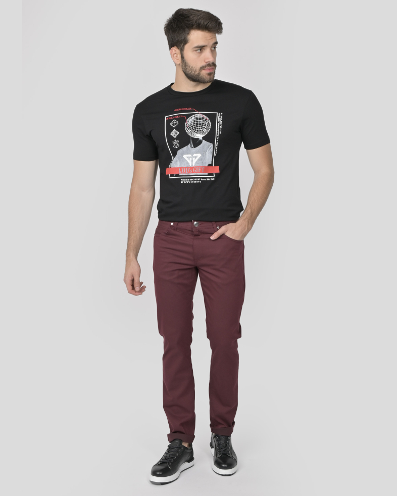 PANTALONI SLIM BORDO 240134088553-6 02