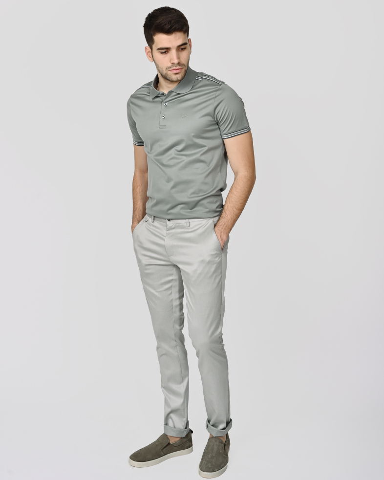PANTALONI SLIM GRI 240134088554-4 02