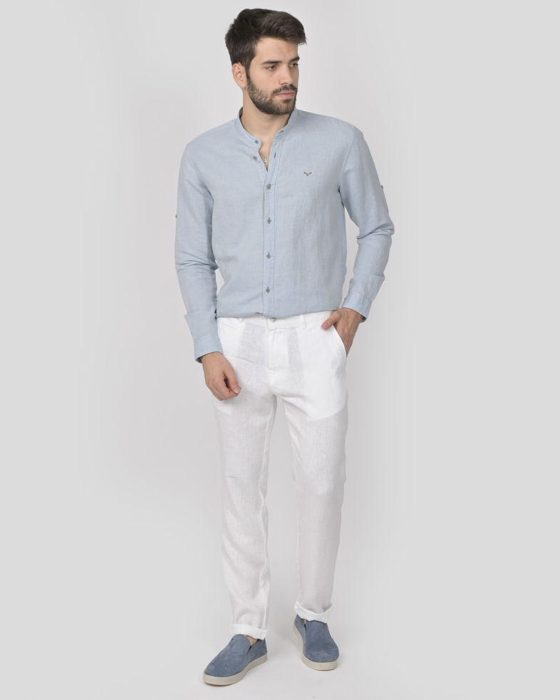 PANTALONI SLIM ALB 240113088556-1 02