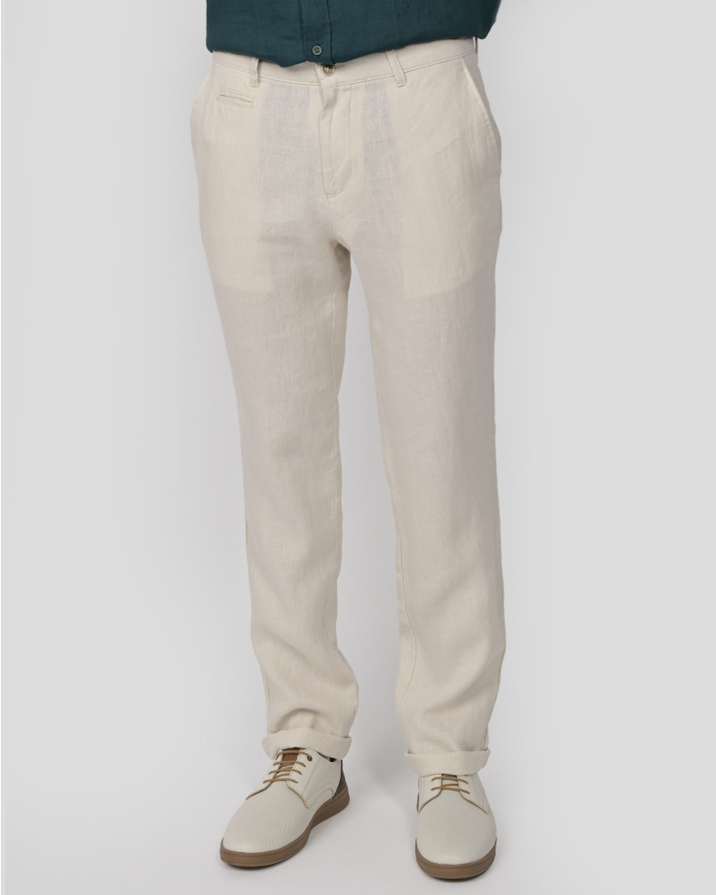 PANTALONI SLIM BEJ 240113088556-3 03