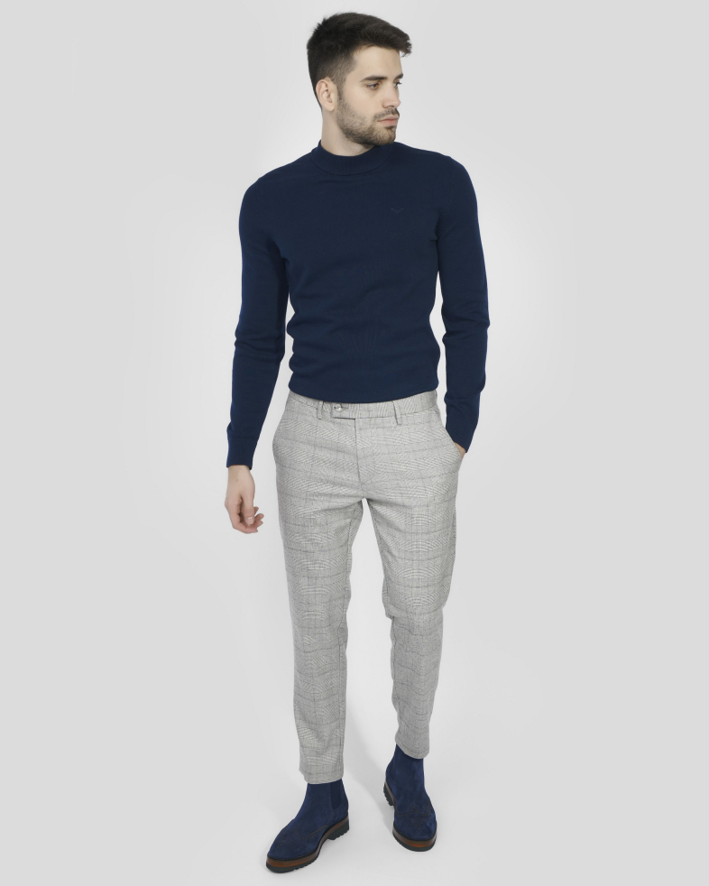 PANTALONI GRI IN CAROURI 240234088576-1 02