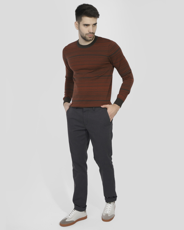 PANTALONI SLIM GRI 240234088575-2 02