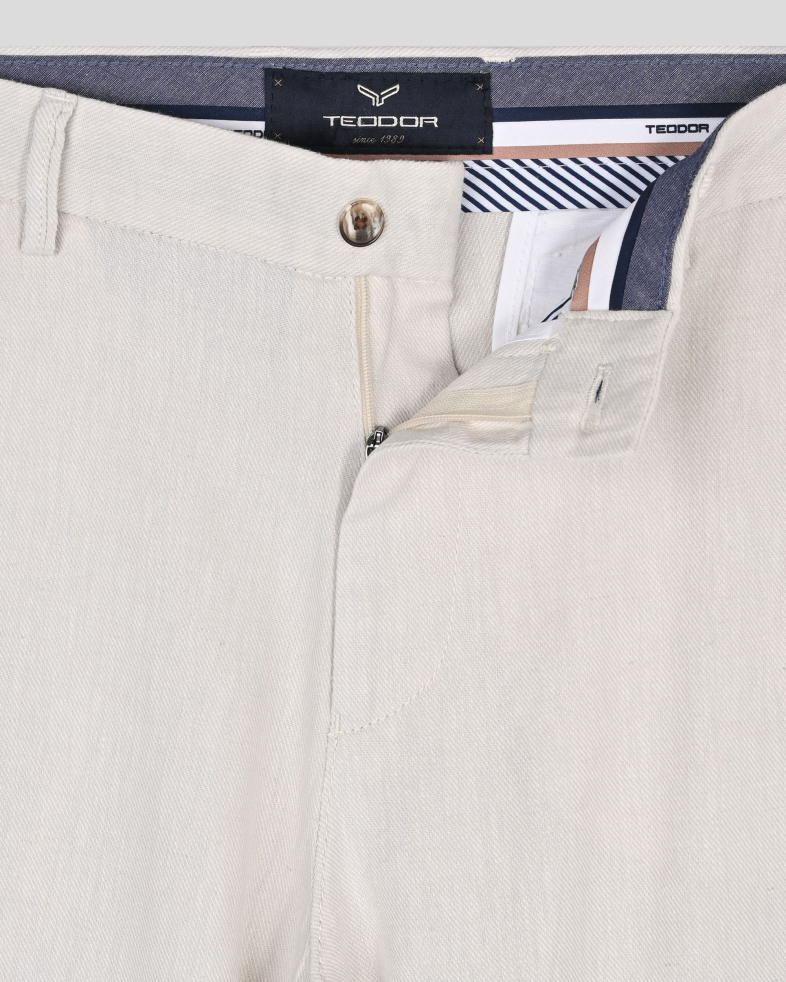PANTALONI EKRIU 250113088609-1 05