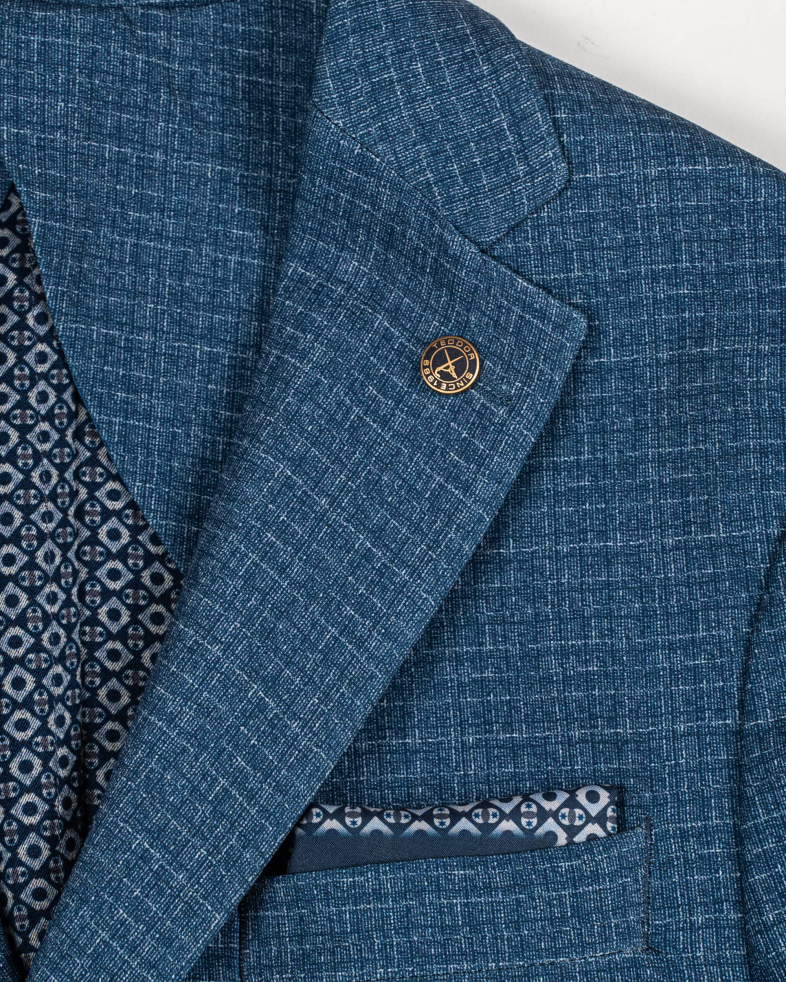 SACOU SLIM BLEU PRINT GEOMETRIC 220153022114-3 01