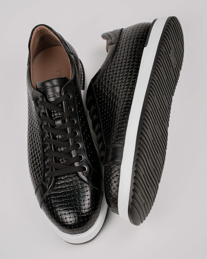 SNEAKERS NEGRI PIELE NATURALA 210146171943-1 05
