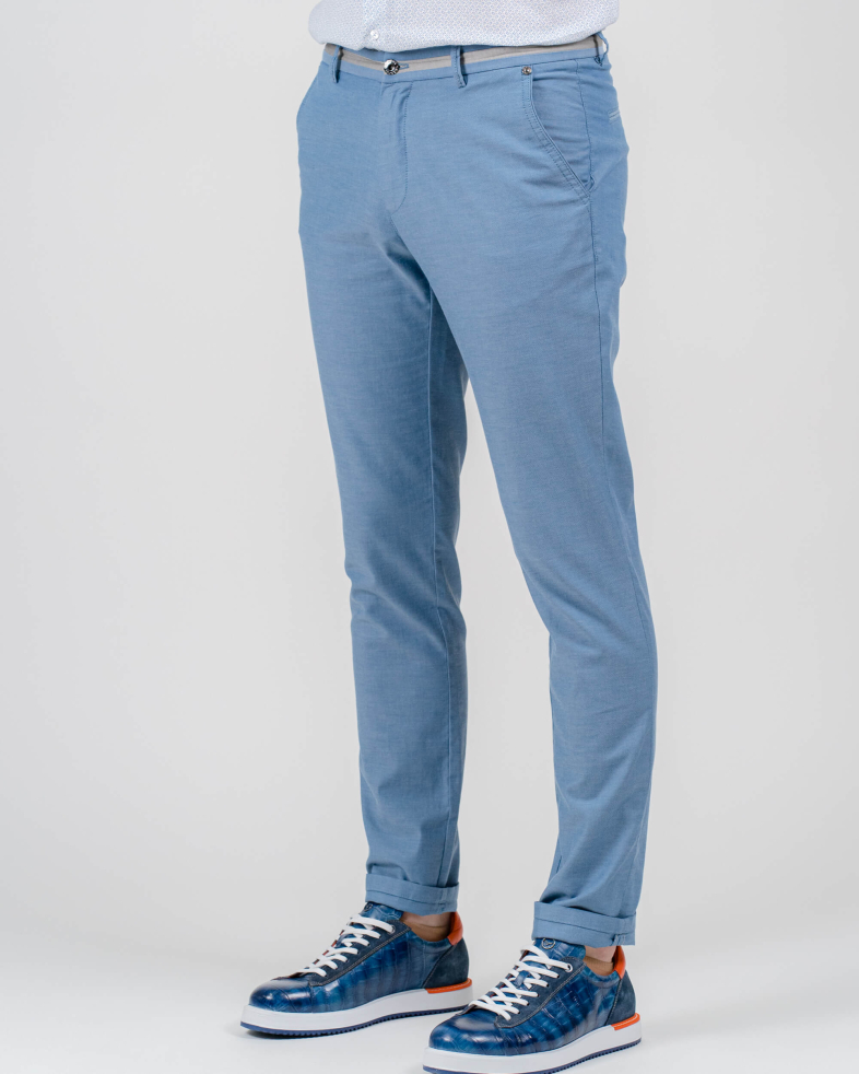 PANTALONI SLIM ALBASTRI 210113088283-2 03