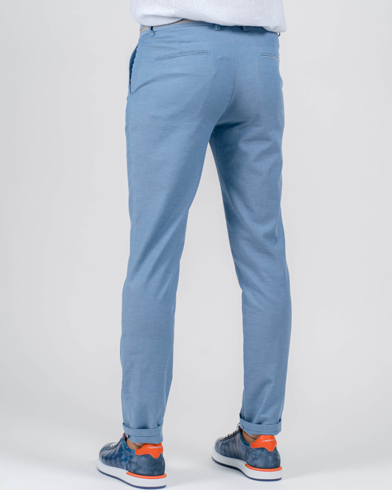 PANTALONI SLIM ALBASTRI 210113088283-2 07