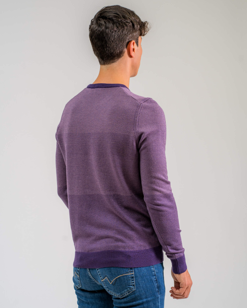 PULOVER STRUCTURAL CULOAREA MOV 200208055182-4 03