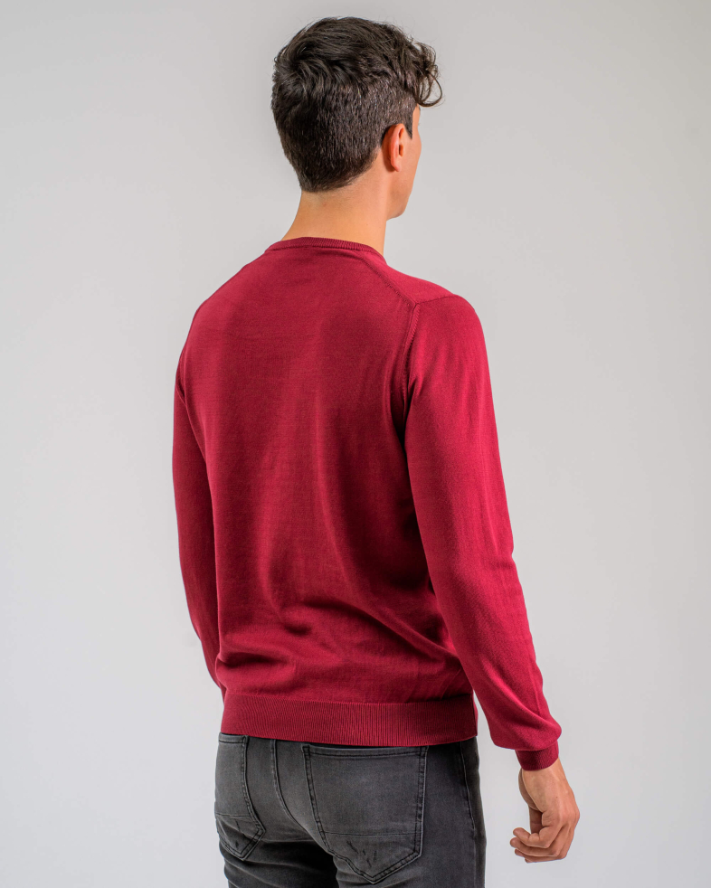 PULOVER CU LOGO CULOAREA BORDO 200208055021-4 05