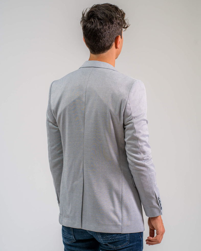 SACOU SLIM GRI CU STRUCTURI 200112022071-3 03