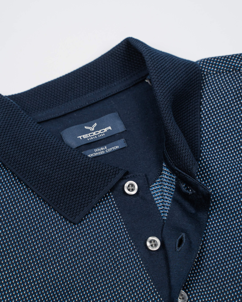 TRICOU POLO BLEUMARIN PRINT GEOMETRIC 220110131566-2 03