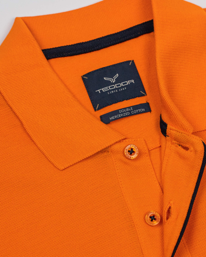 TRICOU POLO SLIM PORTOCALIU 220110131573-2 03
