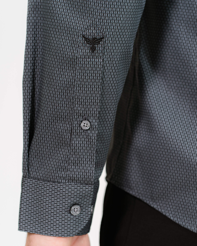 CAMASA NEAGRA PRINT GEOMETRIC 200205044598-2 05