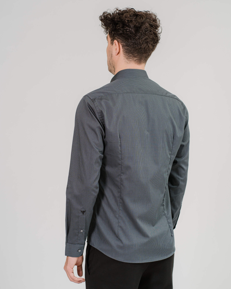 CAMASA NEAGRA PRINT GEOMETRIC 200205044598-2 06