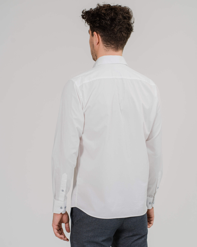 CĂMAȘĂ MODEL DE BAZA CU BRODERIE CULOAREA ALBA 200206044597-1 05