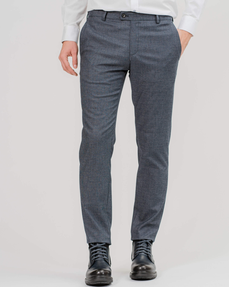 PANTALON SLIM FIT CULOAREA ALBASTRU ANCHIS PEPIT 200204088272-3 03