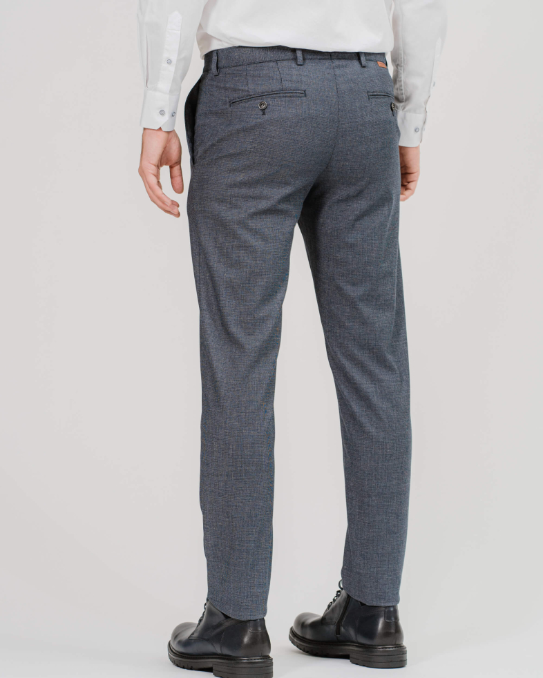 PANTALON SLIM FIT CULOAREA ALBASTRU ANCHIS PEPIT 200204088272-3 05