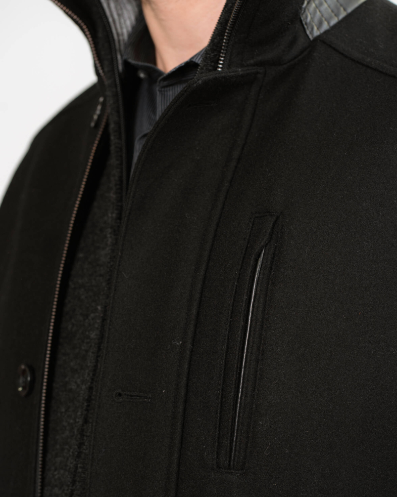 PALTON DE LANA CU CASMIR NEGRU 200217099031-1 04