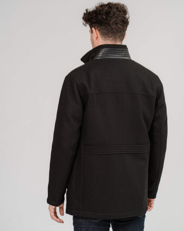 PALTON DE LANA CU CASMIR NEGRU 200217099031-1 07