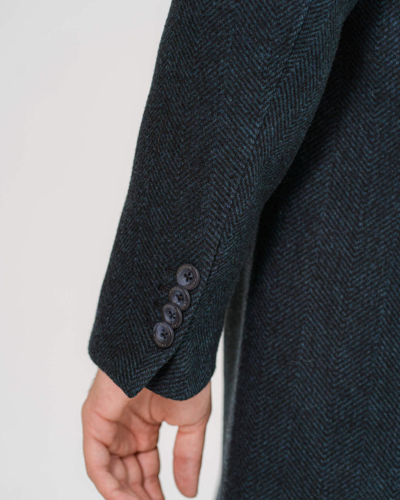 PALTON SLIM FIT ALBASTRU ANCHIS CU DESEN 200239099027-1 05