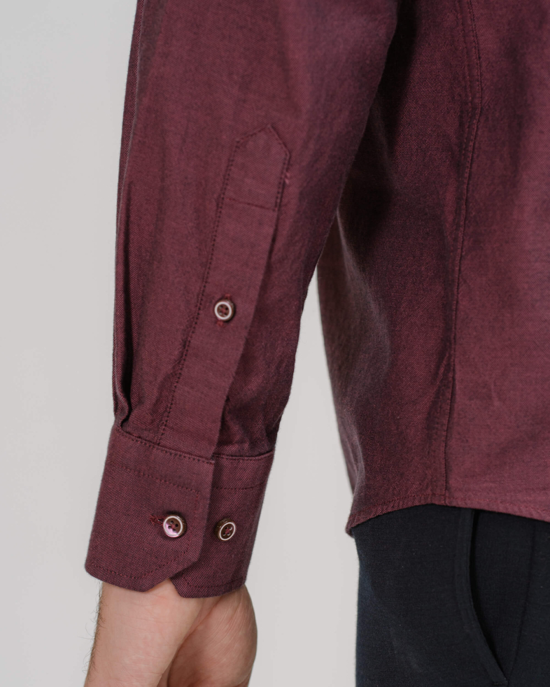 CĂMAȘĂ CU LOGO BRODAT CULOAREA BORDO 200206044596-2 03