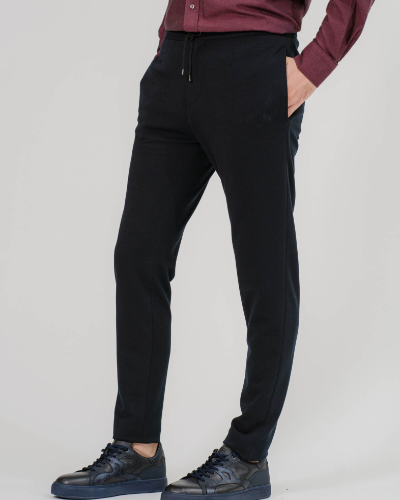 PANTALON CU SNUR CULOAREA ALBASTRU ANCHIS 200204088273-2 02