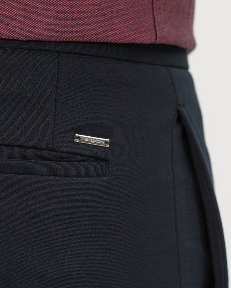 PANTALON CU SNUR CULOAREA ALBASTRU ANCHIS 200204088273-2 04