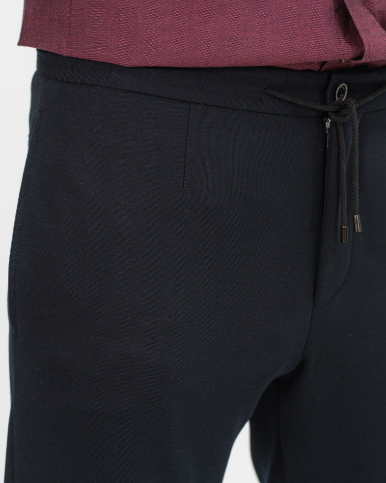 PANTALON CU SNUR CULOAREA ALBASTRU ANCHIS 200204088273-2 05