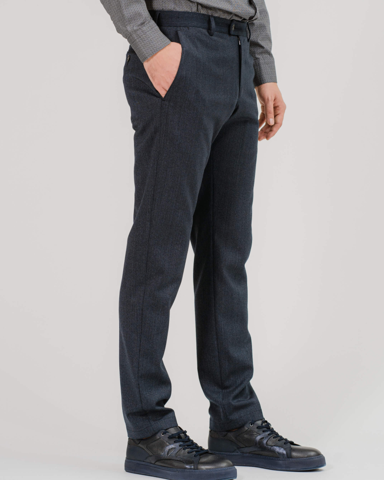 PANTALON SLIM FIT CULOARE ALBASTRU ANCHIS 200204088272-1 03