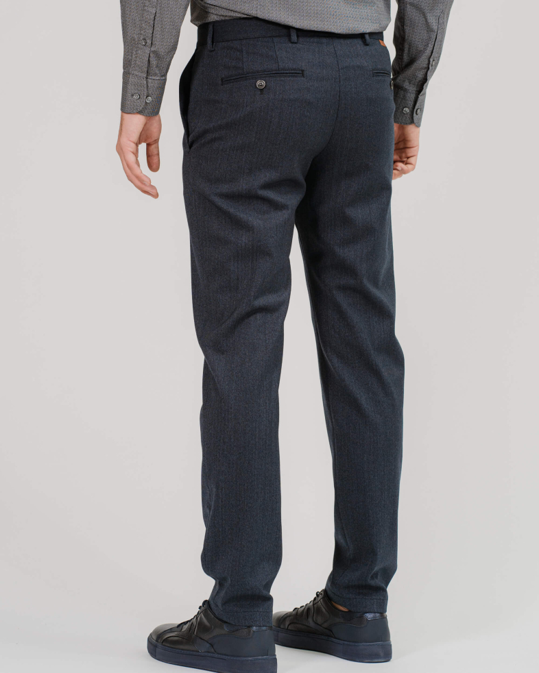 PANTALON SLIM FIT CULOARE ALBASTRU ANCHIS 200204088272-1 07