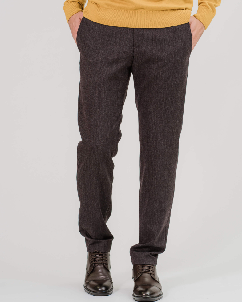 PANTALON SLIM FIT STRUCTURAL CULOARE BORDO 200204088272-2 07