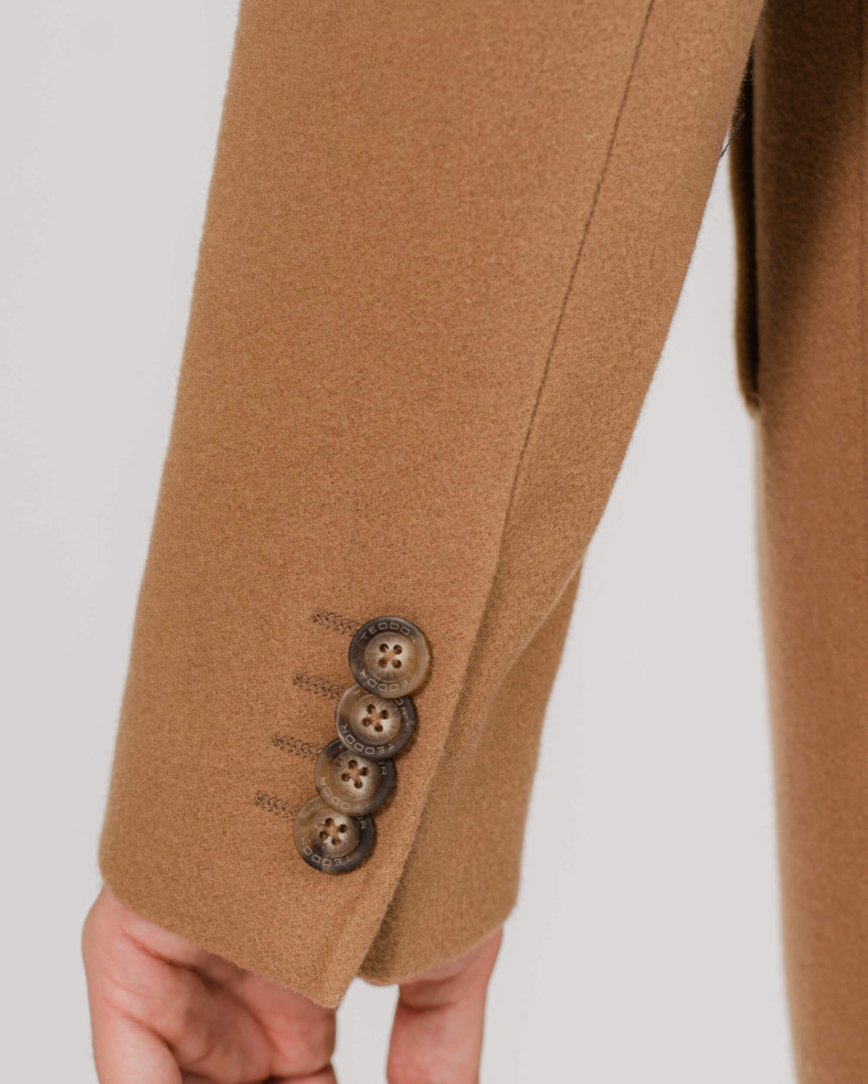 PALTON DE LANA CLASIC CULOAREA MARO CAMEL 200239099030-2 06