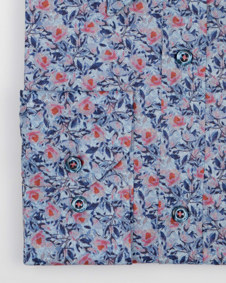 CAMASA SLIM ALBASTRA PRINT FLORAL 210205044684-4 03