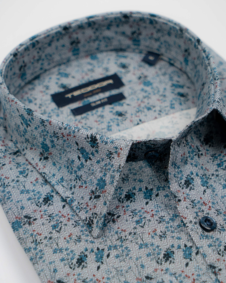 CAMASA SLIM BLEU PRINT FLORAL 210205044684-5 01