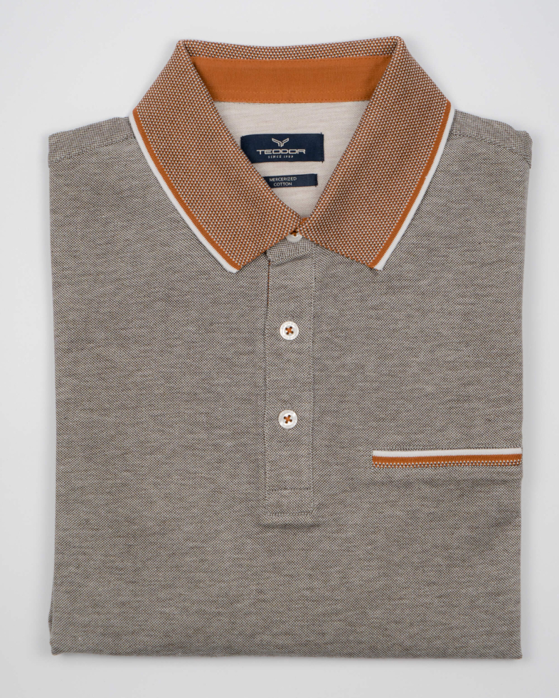 BLUZA SLIM GRI GULER CU NASTURI 210210066009-1 01
