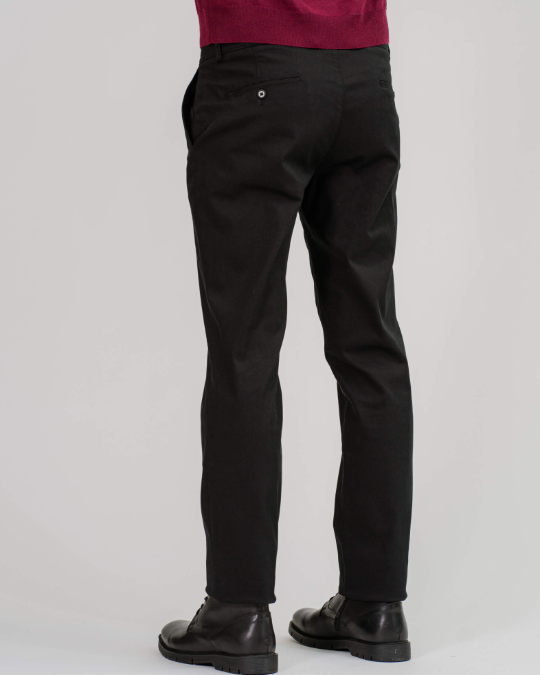 PANTALON DREPT CULOAREA NEGRU CU BRODERIE 200213088260-1 04
