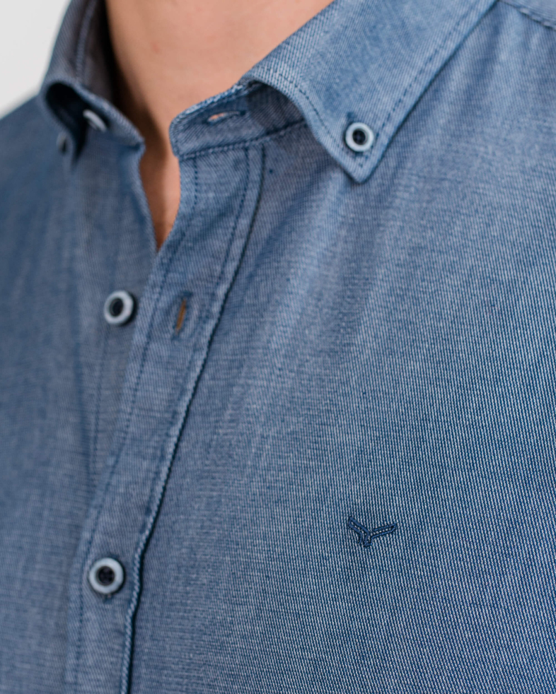 CĂMAȘĂ DE BUMBAC ALBASTRU DENIM 200205044612-1 05