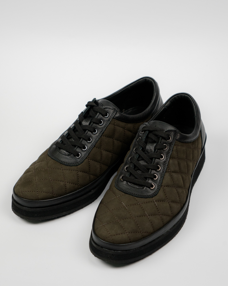 SNEAKERS VERDE PIELE INTOARSA 210222171986-3 05
